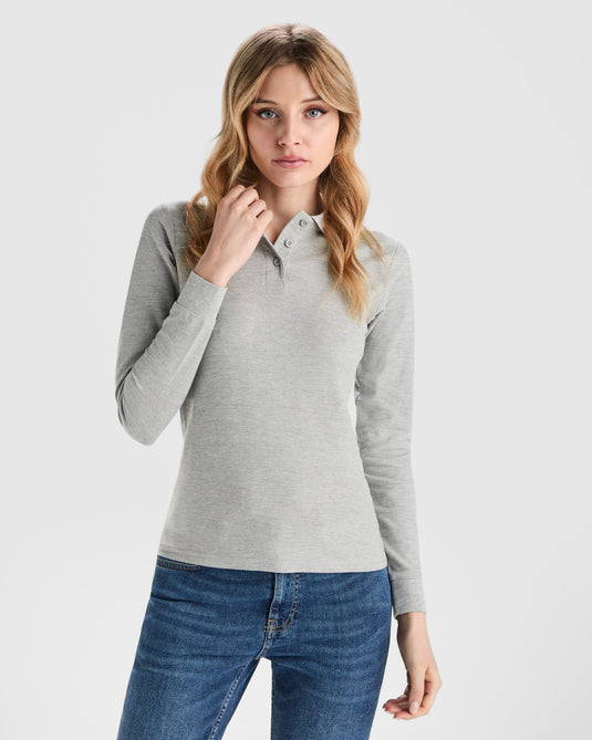 Поло тениска ESTRELLA WOMAN L/S - Дамско