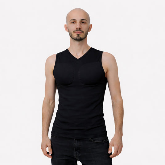 Muscle Shape Vest - V деколте