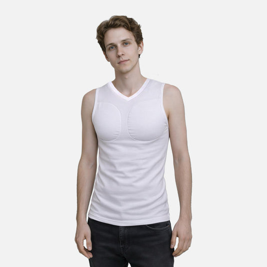 Muscle Shape Vest - V деколте