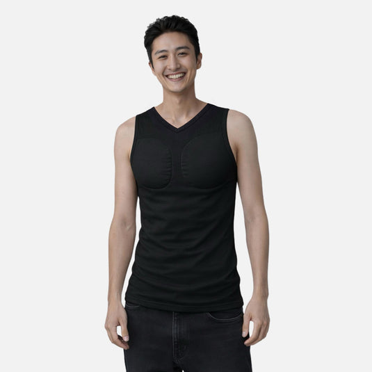 Muscle Shape Vest - V деколте