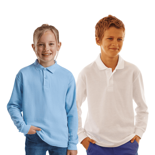 Детска Поло Тениска с дълъг ръкав 35/65 KIDS LONG SLEEVE POLO